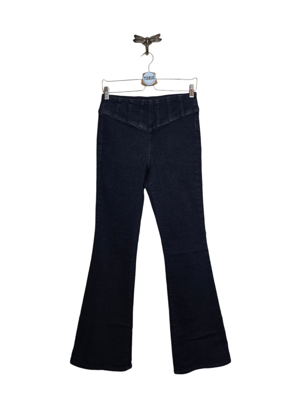Sofia Jeans by Sofia Vergara Melisa Flare Jeans Dark Wash Pull-On Size 6